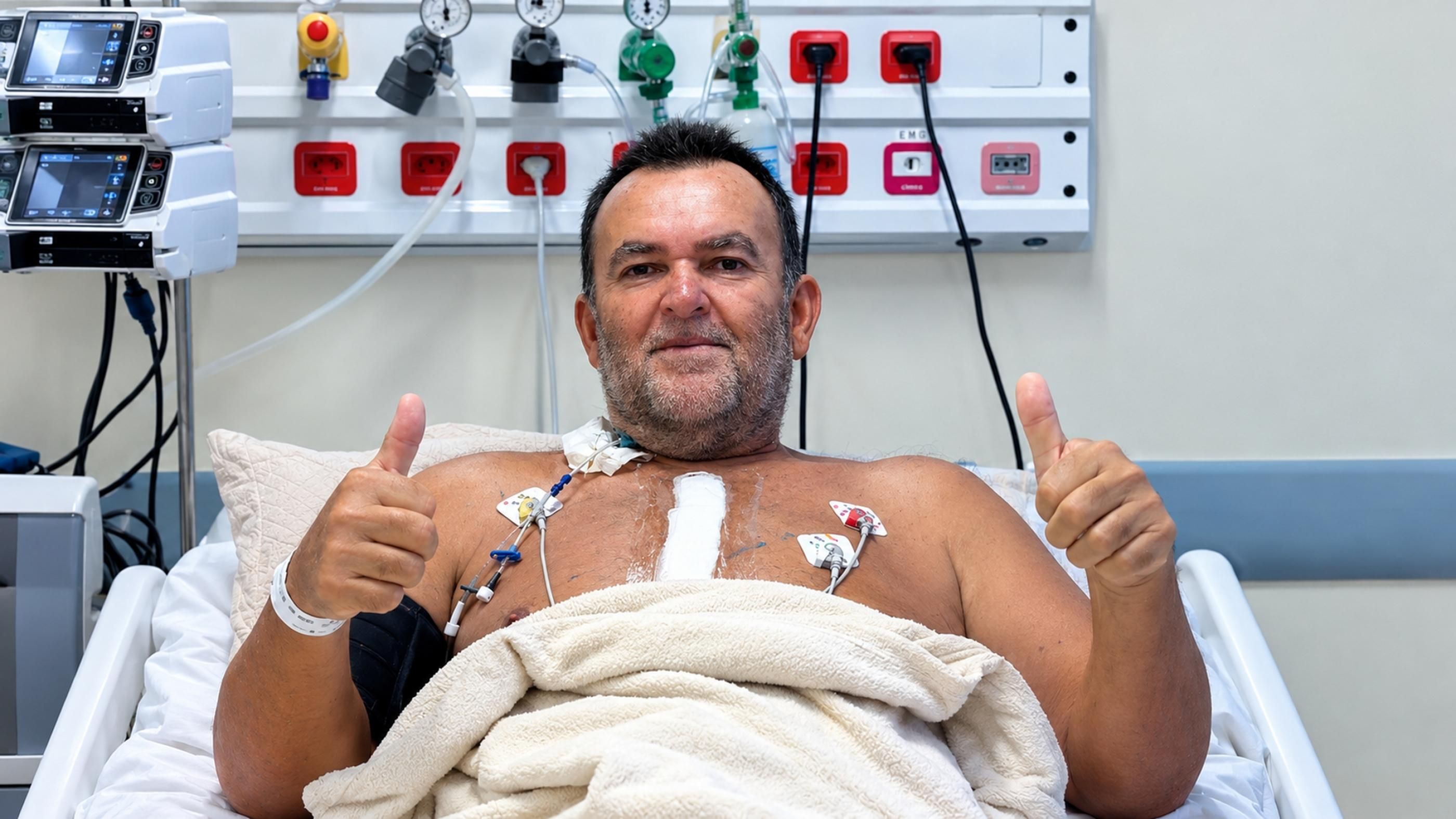Paciente de Arapiraca se recupera bem após cirurgia cardíaca de alta complexidade no Hospital do Coração