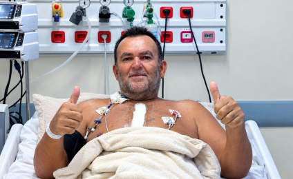 Paciente de Arapiraca se recupera bem após cirurgia cardíaca de alta complexidade no Hospital do Coração